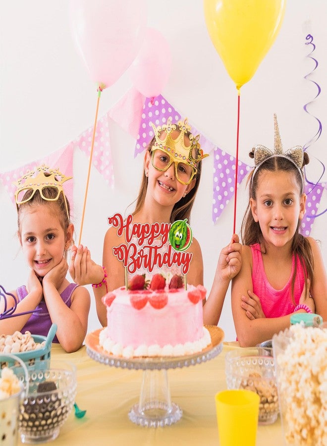 سيال زينة كعكة عيد ميلاد سعيد على شكل بطيخ من سيال® - Image 4